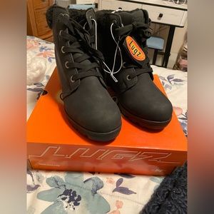New Lugz Women's Marsella Fleece Black Size 8.5